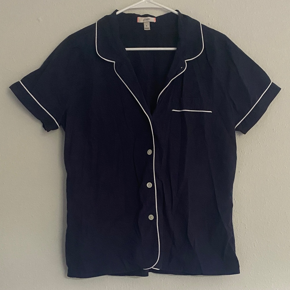 J. Crew Navy Button Down Shirt